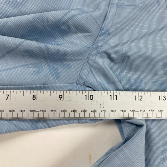 NWT Travis Mathew Smooth Talker Shorts Mens Size 38 Blue Golf Flat Front Stretch - Picture 15 of 15